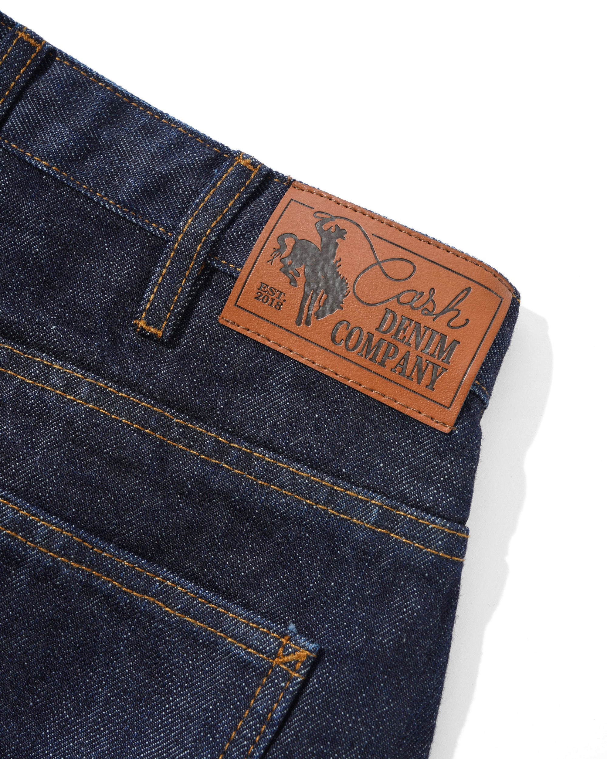 CASH ONLY RODEO DENIM JEANS - BLUE SELVEDGE