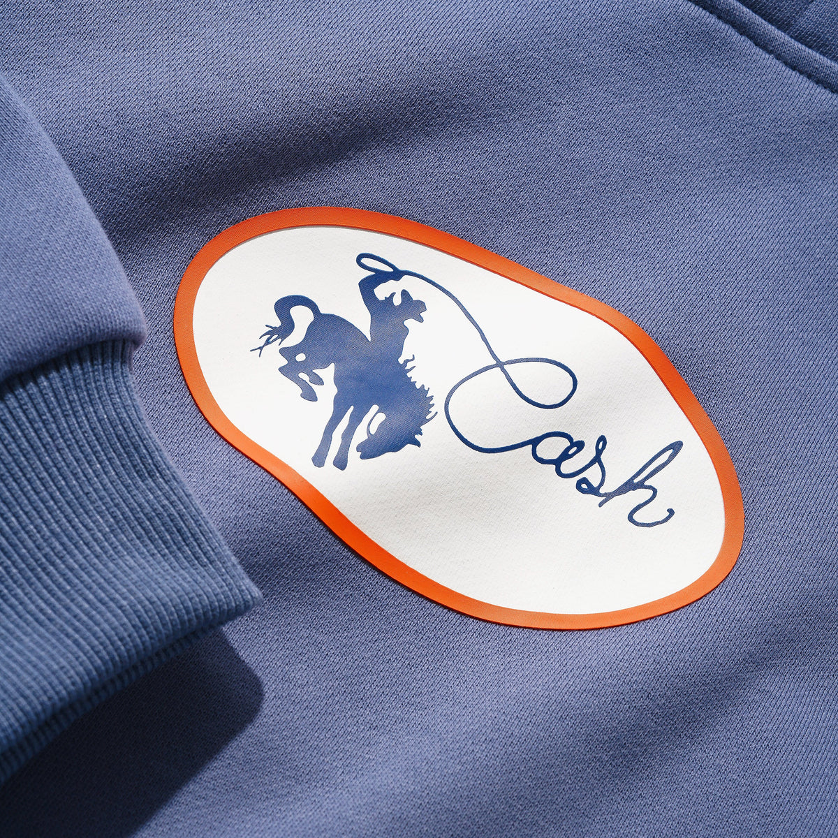 Cash Only Rodeo Pullover Hoody Lead Blue | Shop Cash Only clothing online with Pavement | Free Aotearoa NZ shipping over $100*!