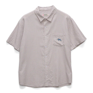 S/Double Card Check S/S Shirt - Pink. 100% Cotton Yarn-Dyed Check. Embroidered logo on front pocket. Style: SD024S3403. Shop all new S/Double premium streetwear and accessories from the legendary Shawn Stüssy online with Pavement, Ōtepoti Dunedin's independent skate store est. 2009. Free Aotearoa NZ shipping over $150.