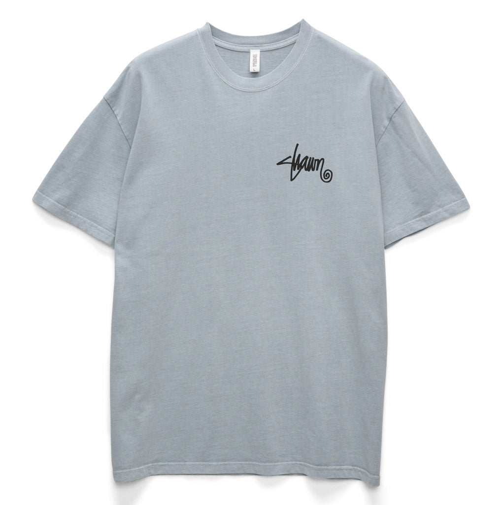 S/Double Roots Dot Tee - Washed Steel. 100% Combed Compact Cotton Jersey 220gsm. Style: SD024S3003. Shop all new S/Double premium streetwear and accessories from the legendary Shawn Stüssy online with Pavement, Ōtepoti Dunedin's independent skate store est. 2009. Free Aotearoa NZ shipping over $150.