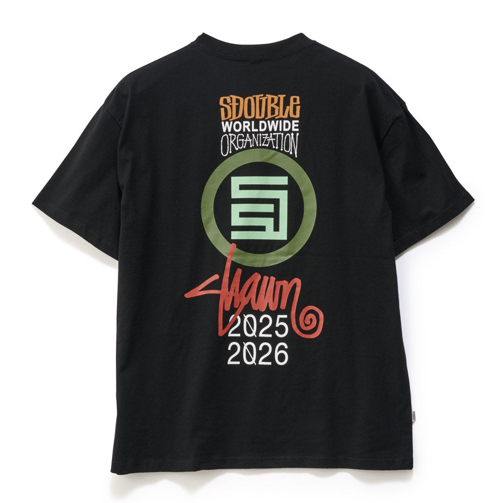 S/Double 25/26 Tee in Black. Shop S/Double premium streetwear online with Pavement Skate Store with free Aotearoa NZ shipping over $100*