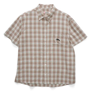 Check out the S/Double Blend Check S/S Shirt Honey from Pavement Skate Shop! Order online and get free shipping on orders over $100*