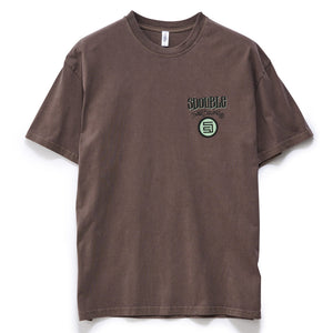 S/Double Combo Platter Tee - Washed Chocolate. Shop S/Double premium streetwear online with Pavement Skate Store! Free Aotearoa NZ shipping on orders over $100*