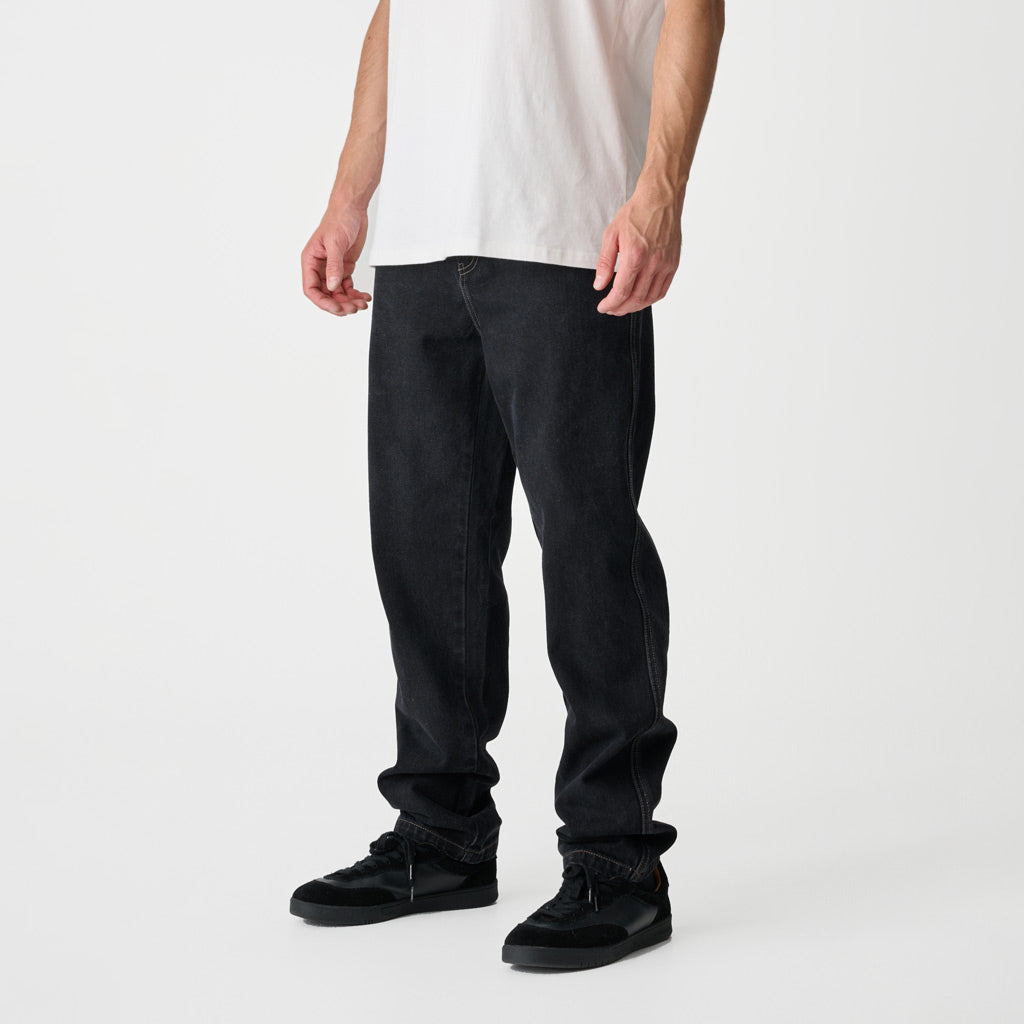 S/DOUBLE DENIM STANDARD JEAN - BLACK RINSE