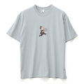 S/Double Man With Dot Tee - Blue Grey | Free Aotearoa shipping over $100* when you shop S/Double online with Pavement Skate Store!
