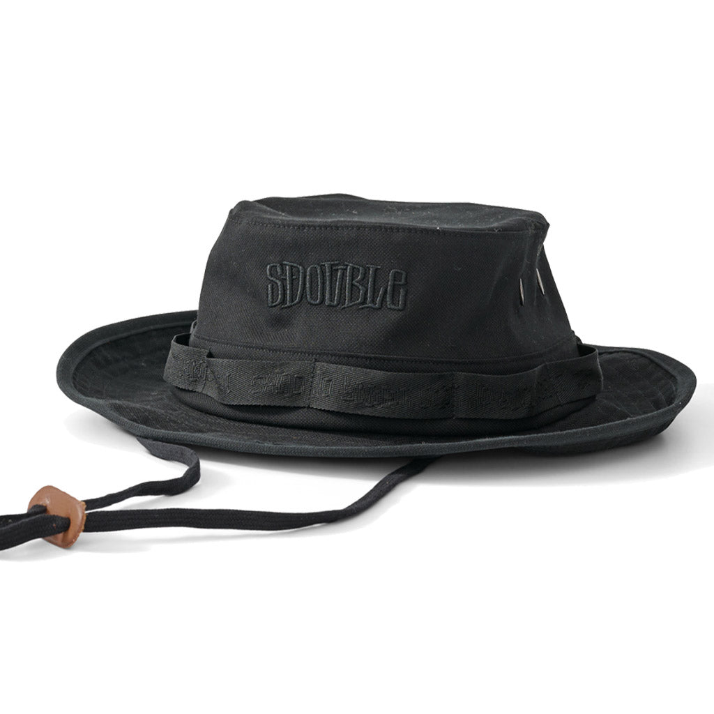 S/Double Mid Block Boonie - Black | Free Aotearoa shipping on all S/Double orders over $100* with Pavement Skate Store!