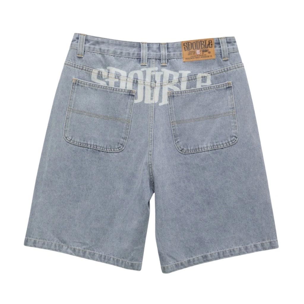 Check out the S/Double Print Denim Standard Shorts Light Blue from Pavement Skate Shop!  Order online and get free shipping on orders over $100*