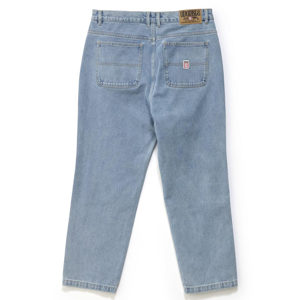 S/Double Standard Jean in Fade Wash. Shop S/Double premium streetwear online with Pavement Skate Store! Free Aotearoa NZ shipping on orders over $100*