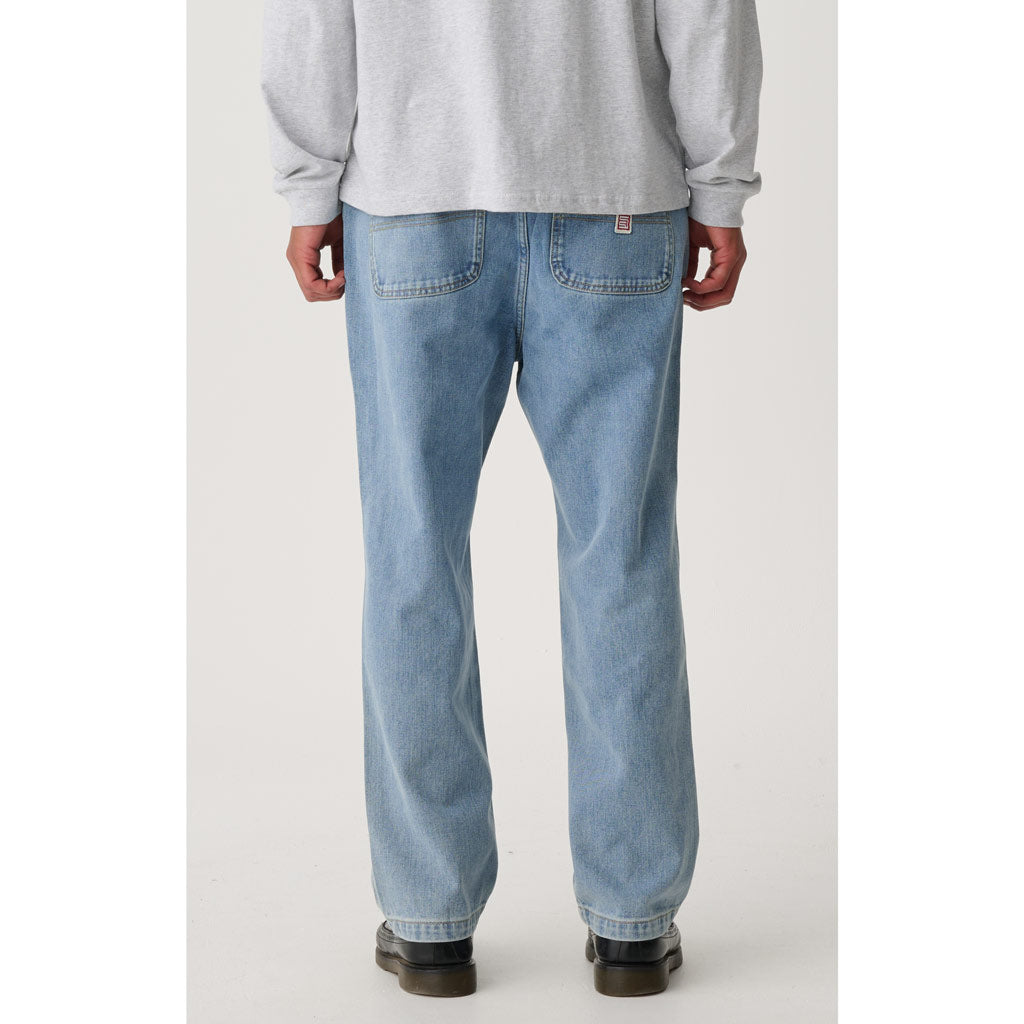 S/Double Standard Jean in Fade Wash. Shop S/Double premium streetwear online with Pavement Skate Store! Free Aotearoa NZ shipping on orders over $100*