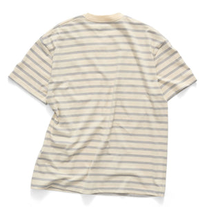 S/Double Stripe Tee - Greige | Free Aotearoa shipping on all S/Double orders over $100* with Pavement Skate Store!