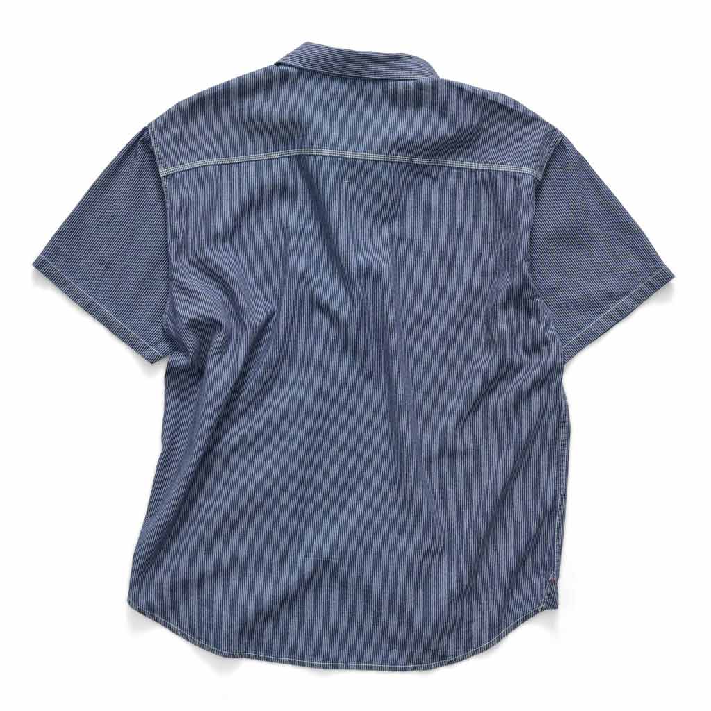 S/Double Union SS Work Shirt - Stripe | Free Aotearoa NZ shipping over $100* when you buy S/Double online with Pavement Skate Store.