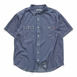 S/Double Union SS Work Shirt - Stripe | Free Aotearoa NZ shipping over $100* when you buy S/Double online with Pavement Skate Store.