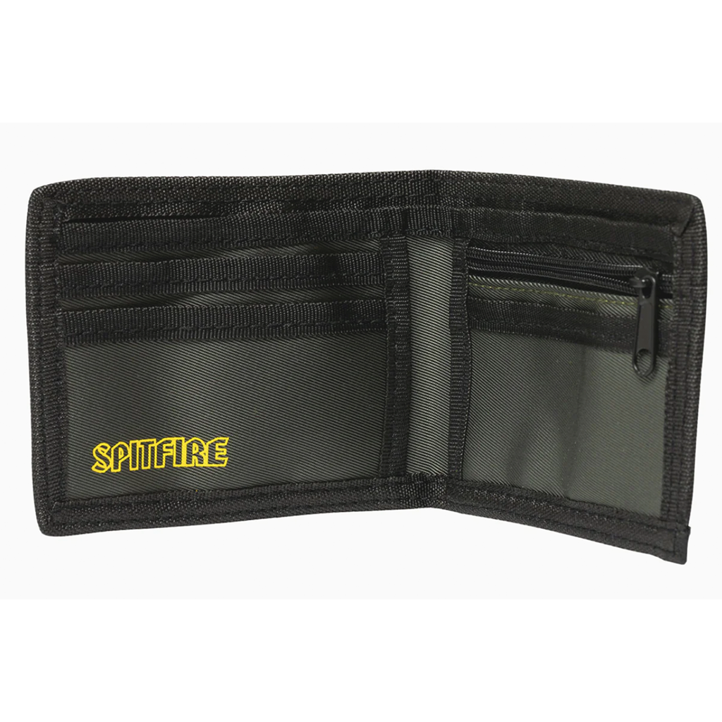 Spitfire Bighead Wallet. Charcoal/Yellow -4.5X3.75 (inch dimensions). Bi-Fold. Shop Spitfire streetwear & accessories online and instore. Fast, free NZ shipping when you spend over $100 on your order. Afterpay and Laybuy available. Pavement skate store, Dunedin.