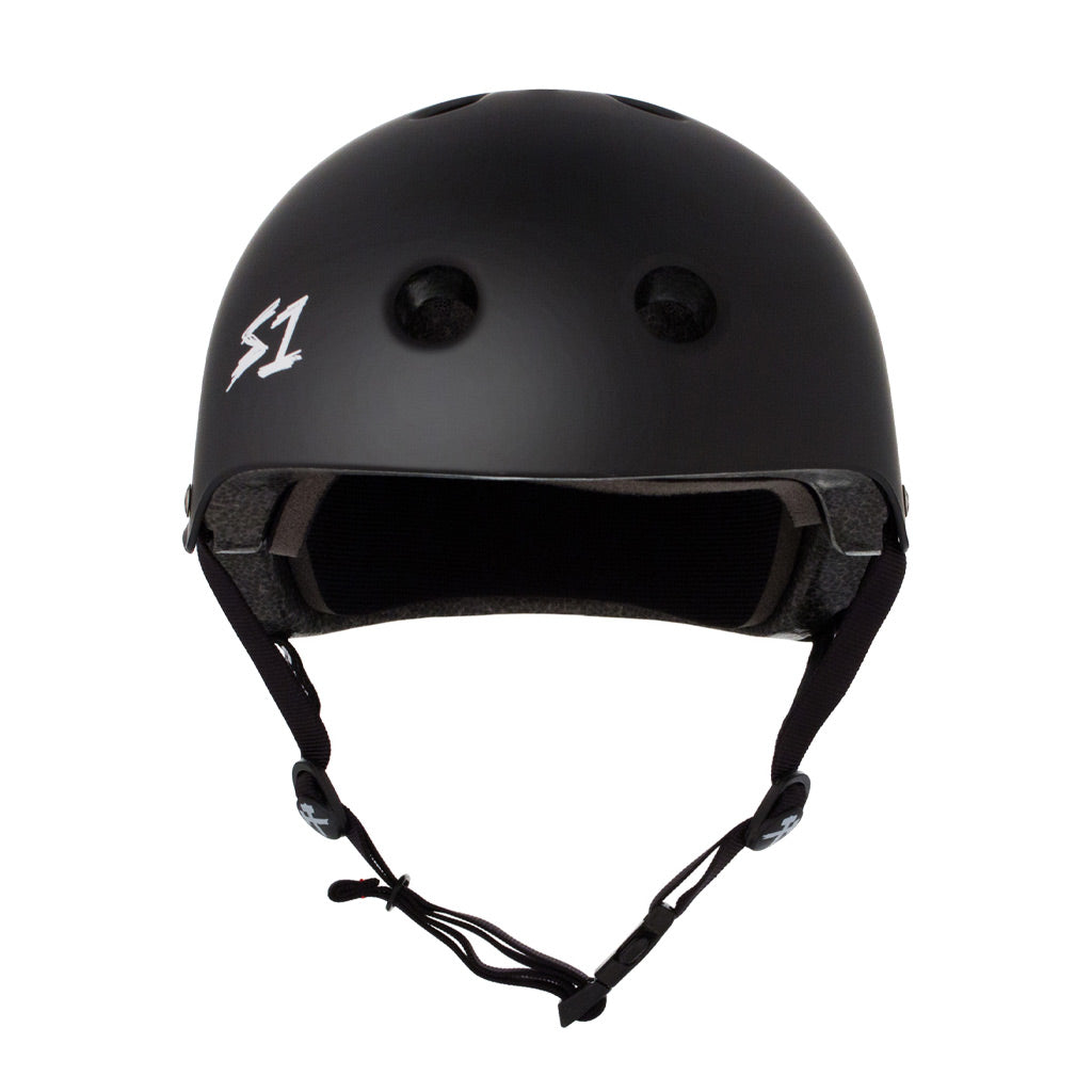 S1 Lifer Helmet - Matte Black | Free Aotearoa shipping on all skate helmet orders over $100* with Pavement Skate Store!