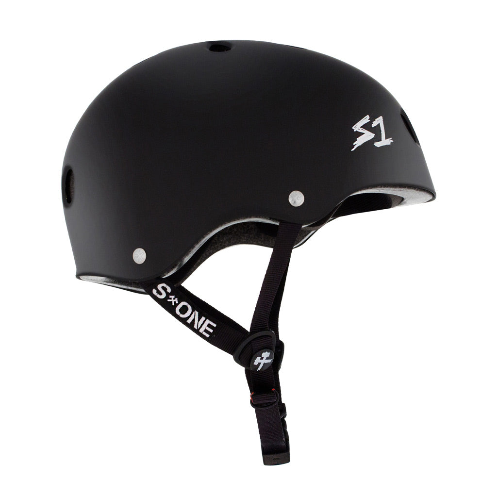S1 Lifer Helmet - Matte Black | Free Aotearoa shipping on all skate helmet orders over $100* with Pavement Skate Store!