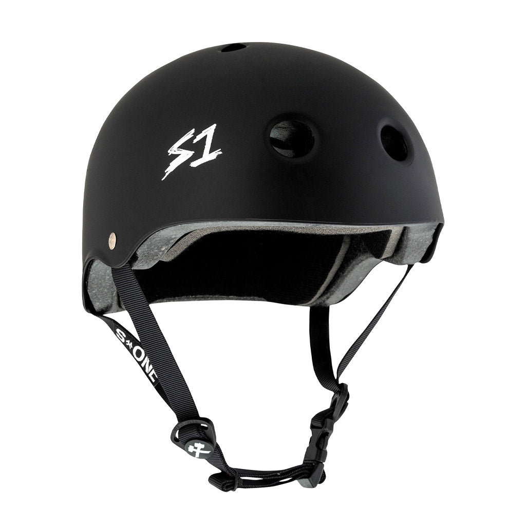 S1 Lifer Helmet - Matte Black | Free Aotearoa shipping on all skate helmet orders over $100* with Pavement Skate Store!