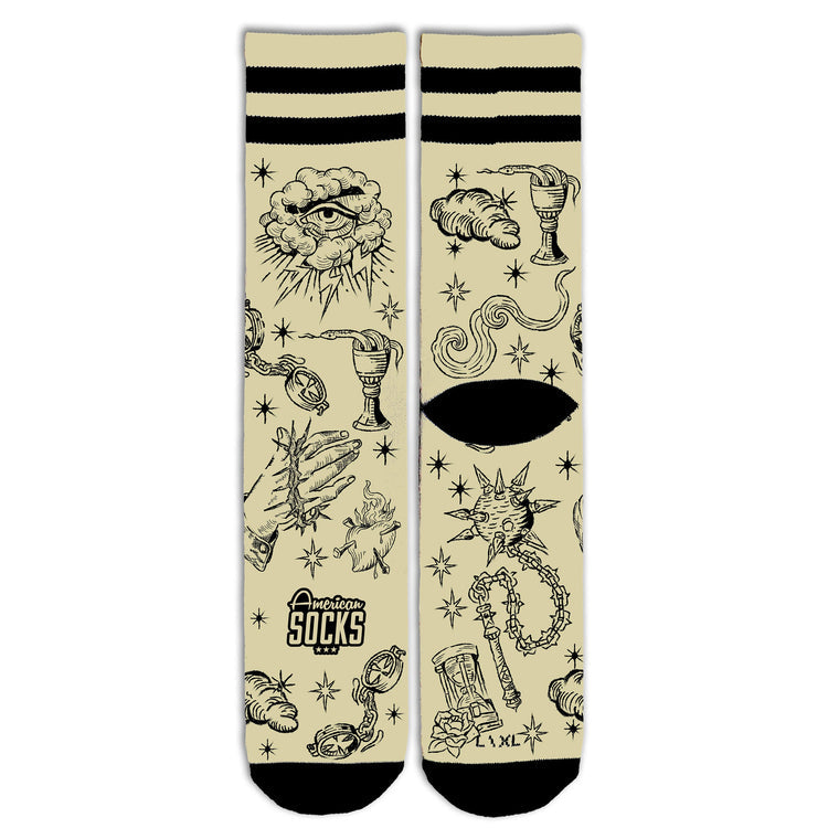 American Socks Mid Sacred | Shop socks online with Pavement Skate Store with free Aotearoa NZ shipping on orders over $100*!