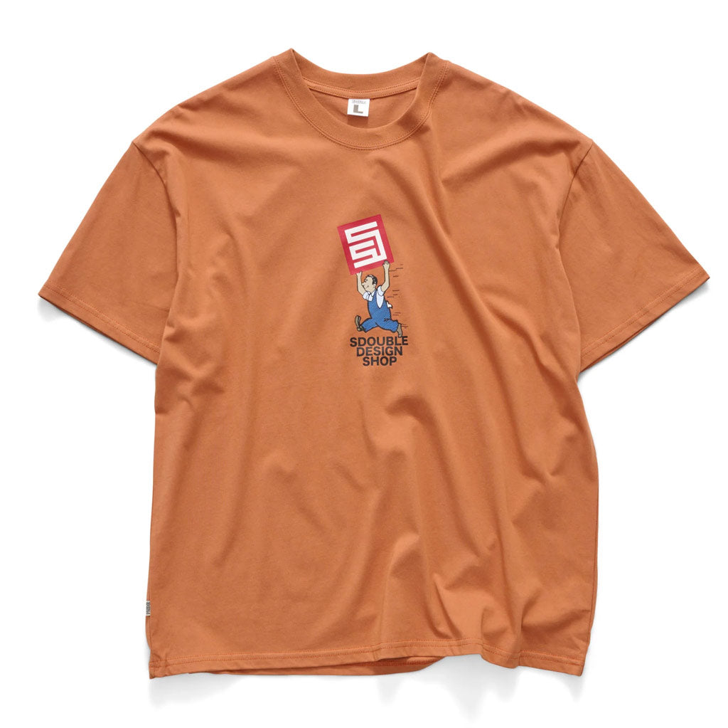 S/Double Overall Tee - Spice | Free Aotearoa NZ shipping on your S/Double orders over $100* when you shop with Pavement Skate Store!