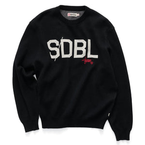 S/Double SDBL Knit Sweater in Black| Shop S/Double online with Pavement with free Aotearoa NZ shipping on orders over $100*!