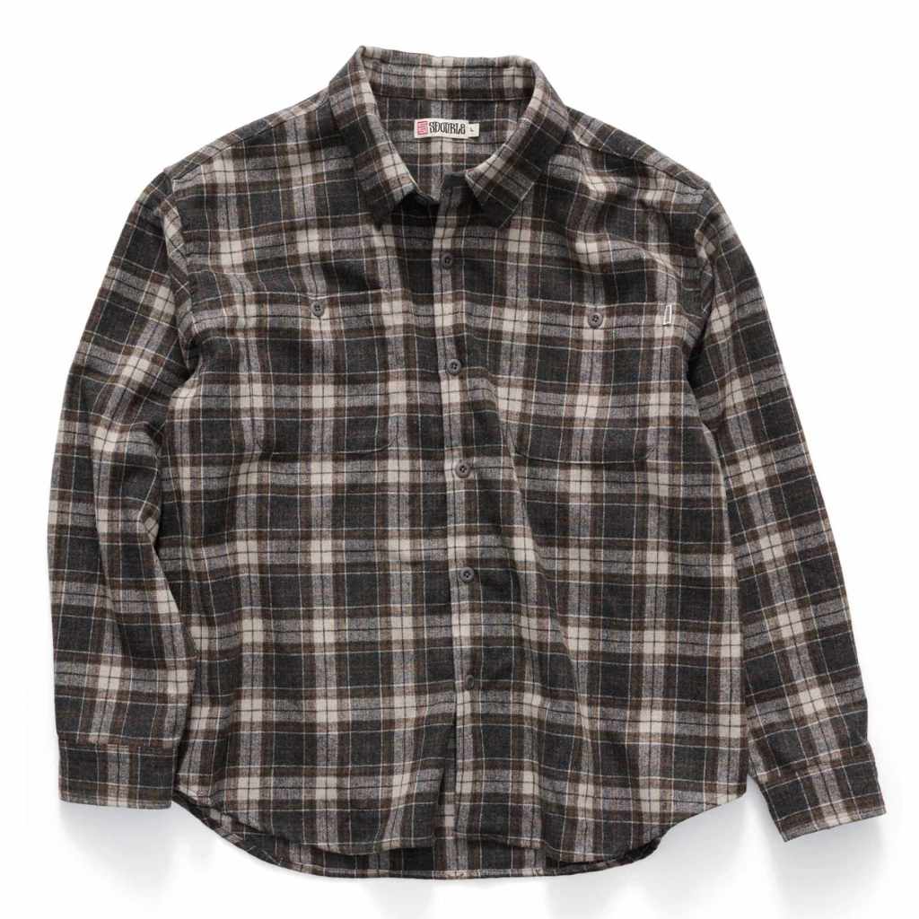 S/Double Mason Outdoor LS Overshirt Brown/Blue | Shop S/Double online with Pavement with free Aotearoa NZ shipping on orders over $100*!
