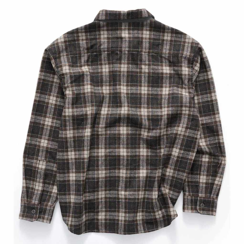 S/Double Mason Outdoor LS Overshirt Brown/Blue | Shop S/Double online with Pavement with free Aotearoa NZ shipping on orders over $100*!