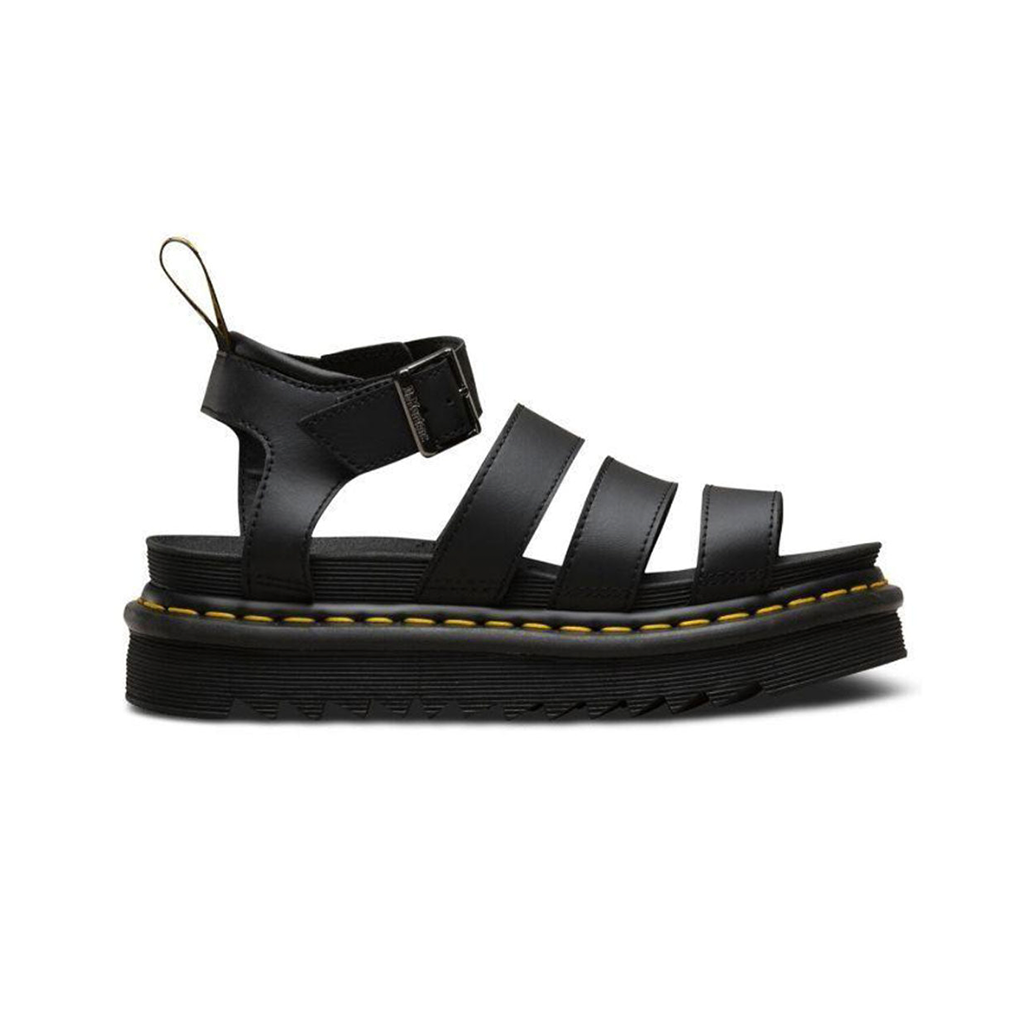 Dr Marten's Blaire 3 Strap Sandal - Black Hydro | Shop the new seasons Dr Marten's Sandals, the Iconic 1460, 1461, 101, 2976, Mary Jane and accessories and receive complimentary shipping within New Zealand. Afterpay and Laybuy options or Click & Collect from us at 319 George Street, Dunedin.