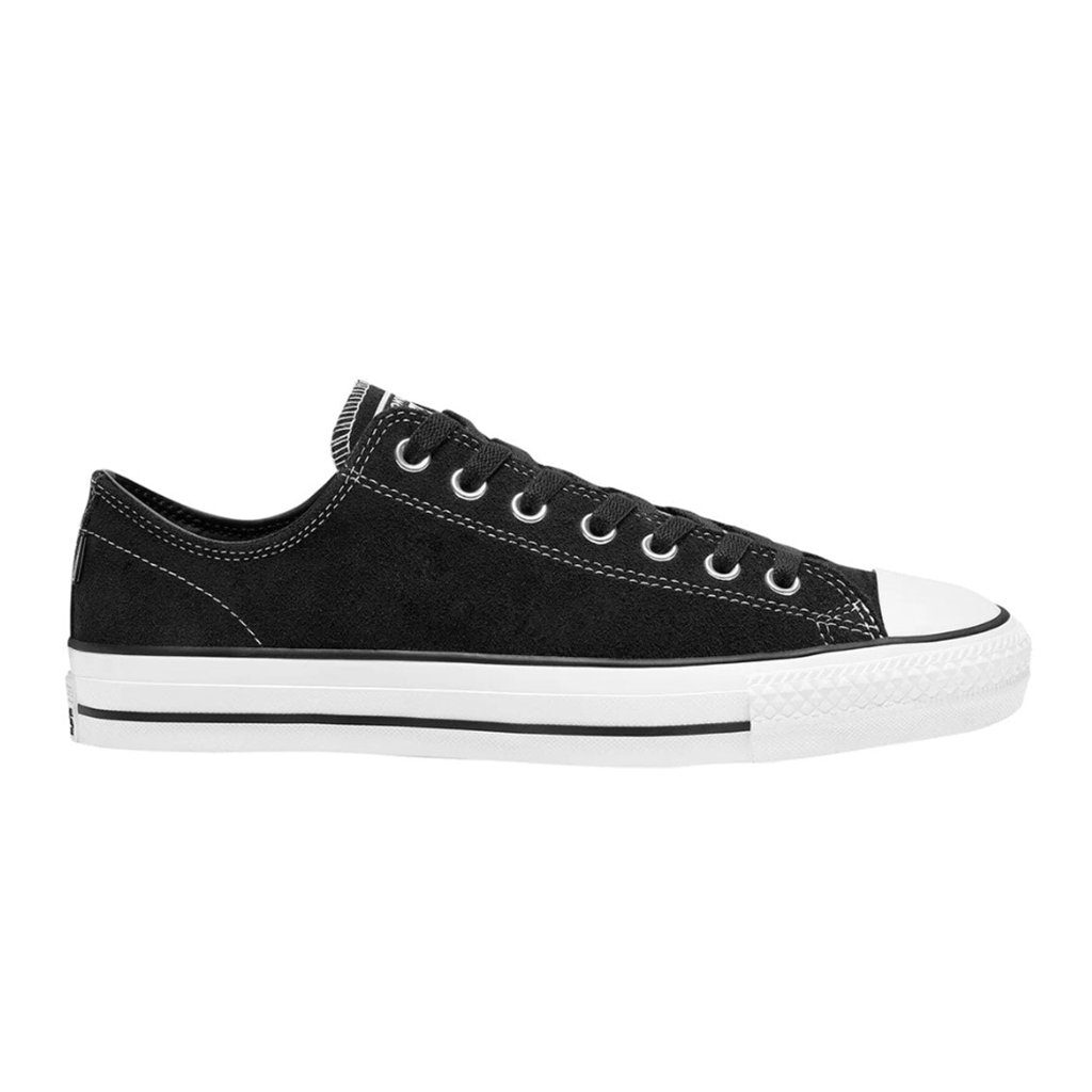 Converse CTAS Pro Low - Black/White Suede. Shop Converse CONS skateboarding shoes, CTAS Pro, One Star Pro, Louie Lopez Pro. Free, fast New Zealand shipping over $100. Pavement skate store, Ōtepoti/Dunedin, since 2009.
