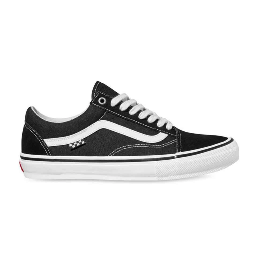 Vans Skate Old Skool  - Black/White.  All New Skate Classics: Built Extra Tough on the Inside For Skateboarding Completely redesigned for modern skateboarding.  Free NZ shipping when you spend over $100. Pavement, Dunedin's locally owned and operated skate store. 