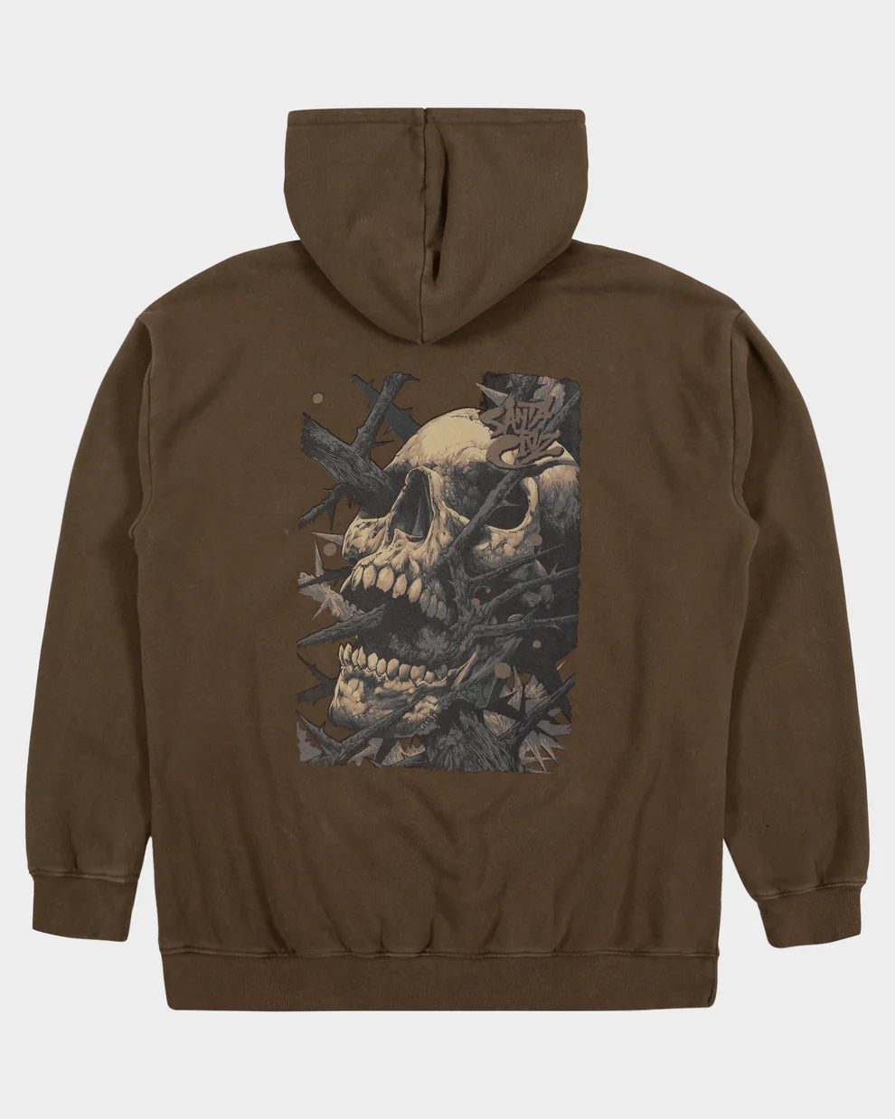 SANTA CRUZ PACE DEATHTRAP OVERSIZED HOODIE - ARMY