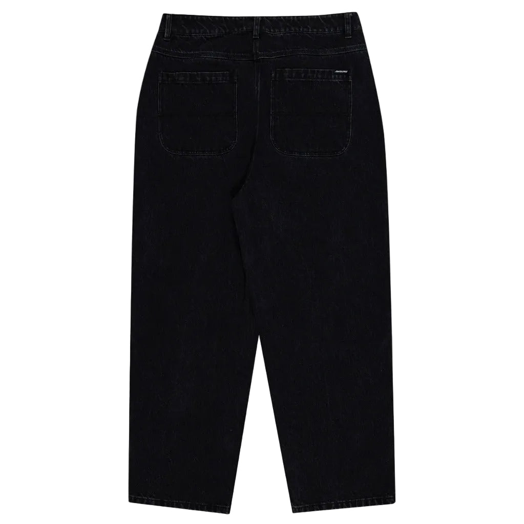 Santa Cruz Winkowski Eighth Planet Baggy Denim Pant - Washed Black | Shop Santa Cruz online with Pavement Skate with free Aotearoa shipping on orders over $100