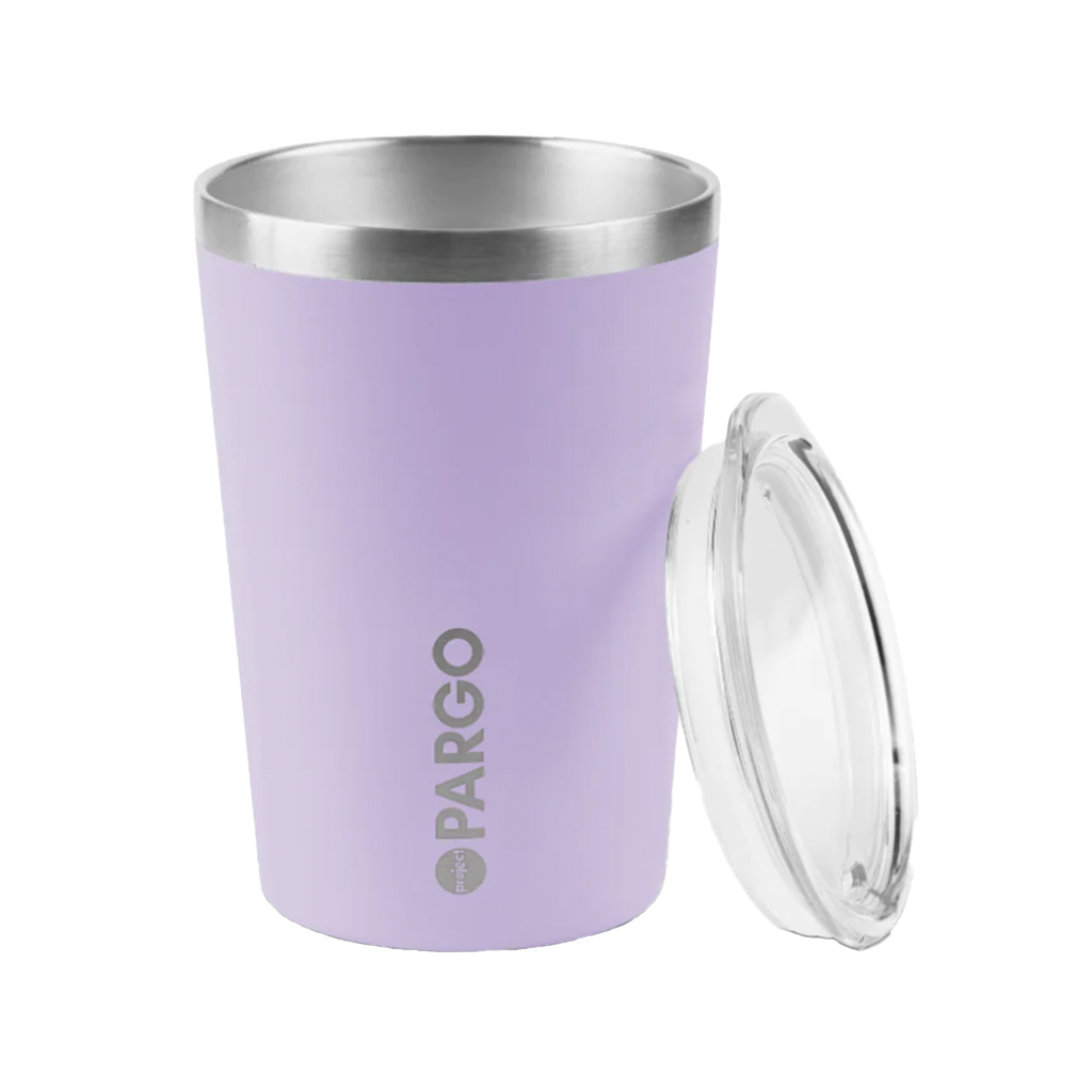 Project Pargo 12oz Insulated Reusable Cup - Love Lilac. Shop Project PARGO premium insulated reusable water bottles, reusable coffee cups and stubby holders made from high-grade stainless steel. Buy now. Free Aotearoa New Zealand delivery on orders over $150 when you shop online with Pavement skate store Dunedin.