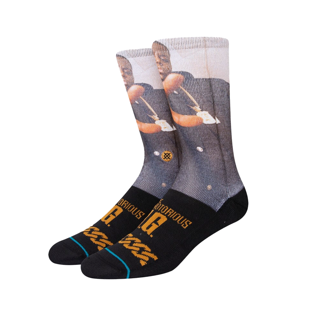 Stance The King Of NY Socks, Black. A classic sock height that hits the mid-point of your lower leg. Combed cotton blend. Shop Stance online and instore. Free Nationwide shipping when you spend over $100 on your Stance order. Afterpay and Laybuy available at checkout. Pavement skate store, Dunedin.