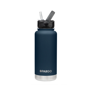 Project Pargo 950ML Insulated Sports Bottle - Deep Sea Navy. Double wall insulated Keeps drinks seriously Hot or Cold for hours - Keeps drinks cold for 24 hours. Free NZ shipping when you spend over $100 on your Project Pargo order. Dunedin's locally owned and operated skate store, Pavement. 
