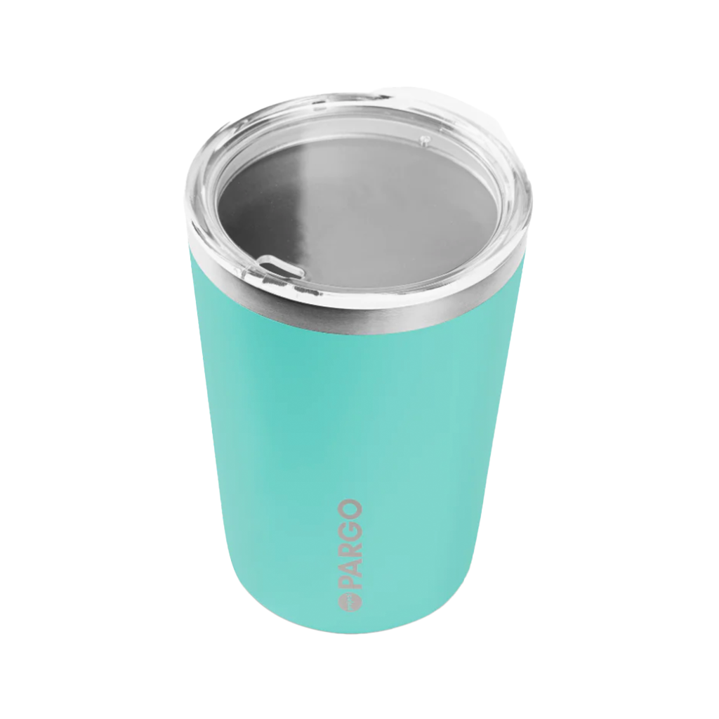 Project Pargo 120z Insulated Reusable Cup - Island Turquoise. Insulated Keeps drinks seriously Hot or Cold for hours- Up to 12 hours cold & 6 hours hot. Free NZ shipping when you spend over $100 on your Project Pargo order. Pavement, Dunedin's locally owned and operated skate store. 