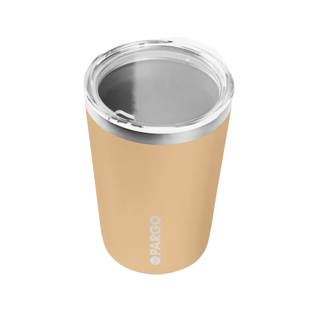 Project Pargo 12oz Insulated Reusable Cup - Desert Sand. Insulated Keeps drinks seriously Hot or Cold for hours- Up to 12 hours cold & 6 hours hot. Free NZ shipping when you spend over $100 on your Project Pargo order. Dunedin's locally owned and operated skate store, Pavement. 