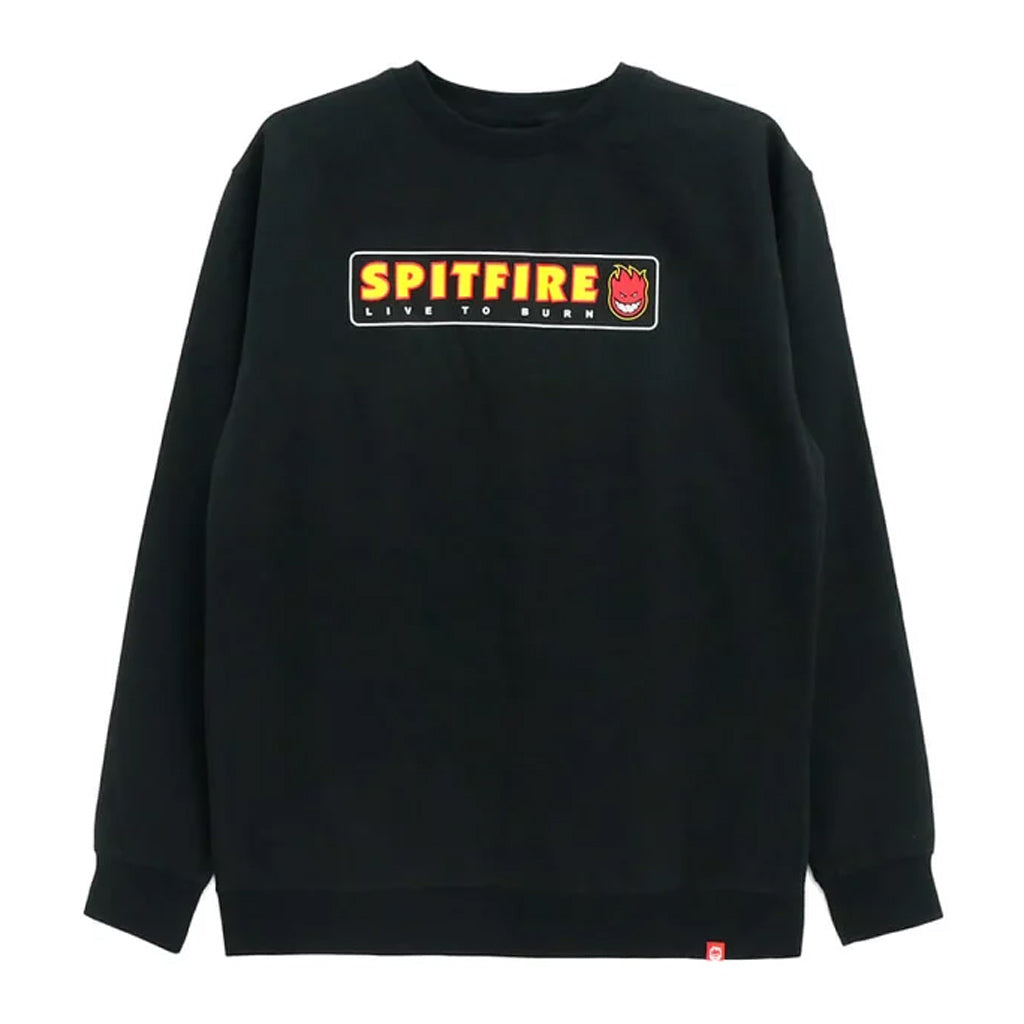 Spitfire LTB Crew - Black/Multi. Shop Spitfire clothing, skateboard wheels and accessories online with Pavement skate store, Dunedin's independent since 2009. Free NZ shipping over $150 - Same day Dunedin delivery - Easy returns.