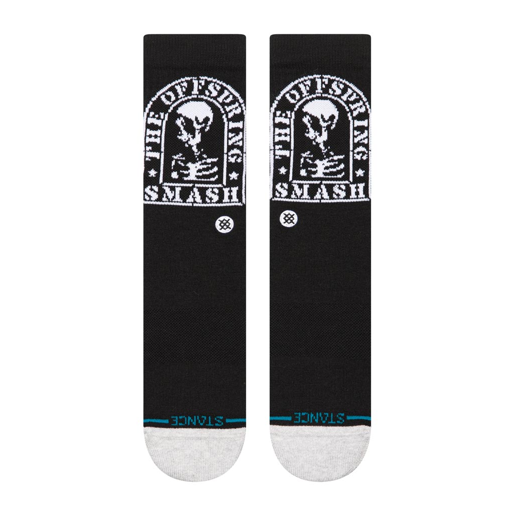Stance X The Offspring Smash Crew Socks - Black. Shop Stance socks with Pavement Skate Store online and receive free Aotearoa NZ shipping over $100*!