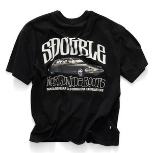 S/Double Citreon Tee in Pigment Black | Shop S/Double clothing online with Pavement Skate Store with free Aotearoa NZ shipping over $100*!
