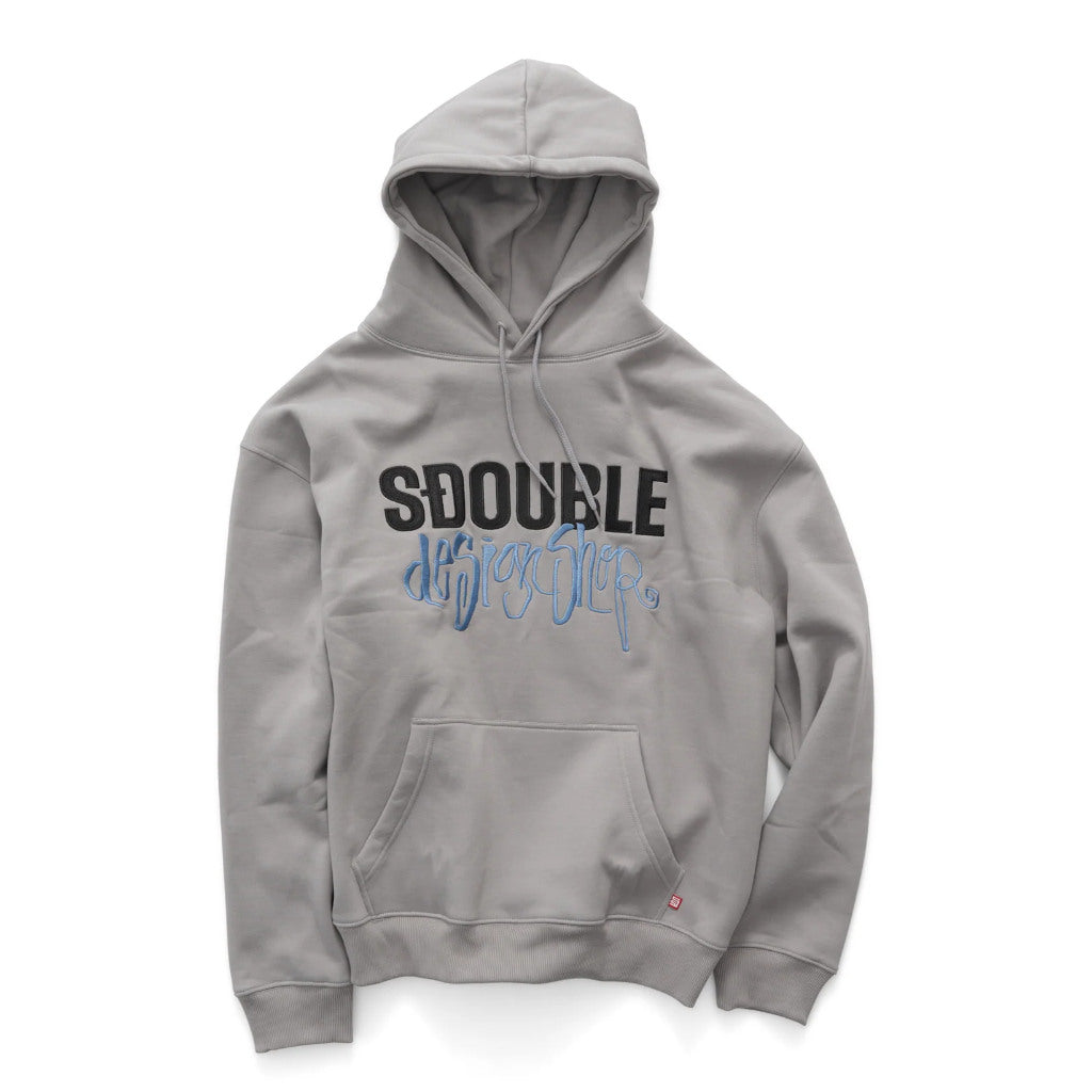 S/Double Funky Design Shop Hoody - School Grey | Shop S/Double clothing online with Pavement Skate Store with free Aotearoa NZ shipping over $100*!