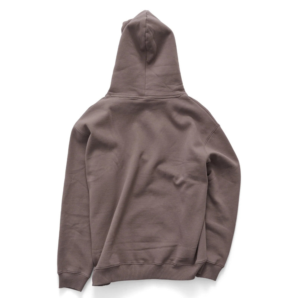 S/Double Mid Block Fleece Hood in Ash | Shop S/Double clothing online with Pavement Skate Store with free Aotearoa NZ shipping over $100*!
