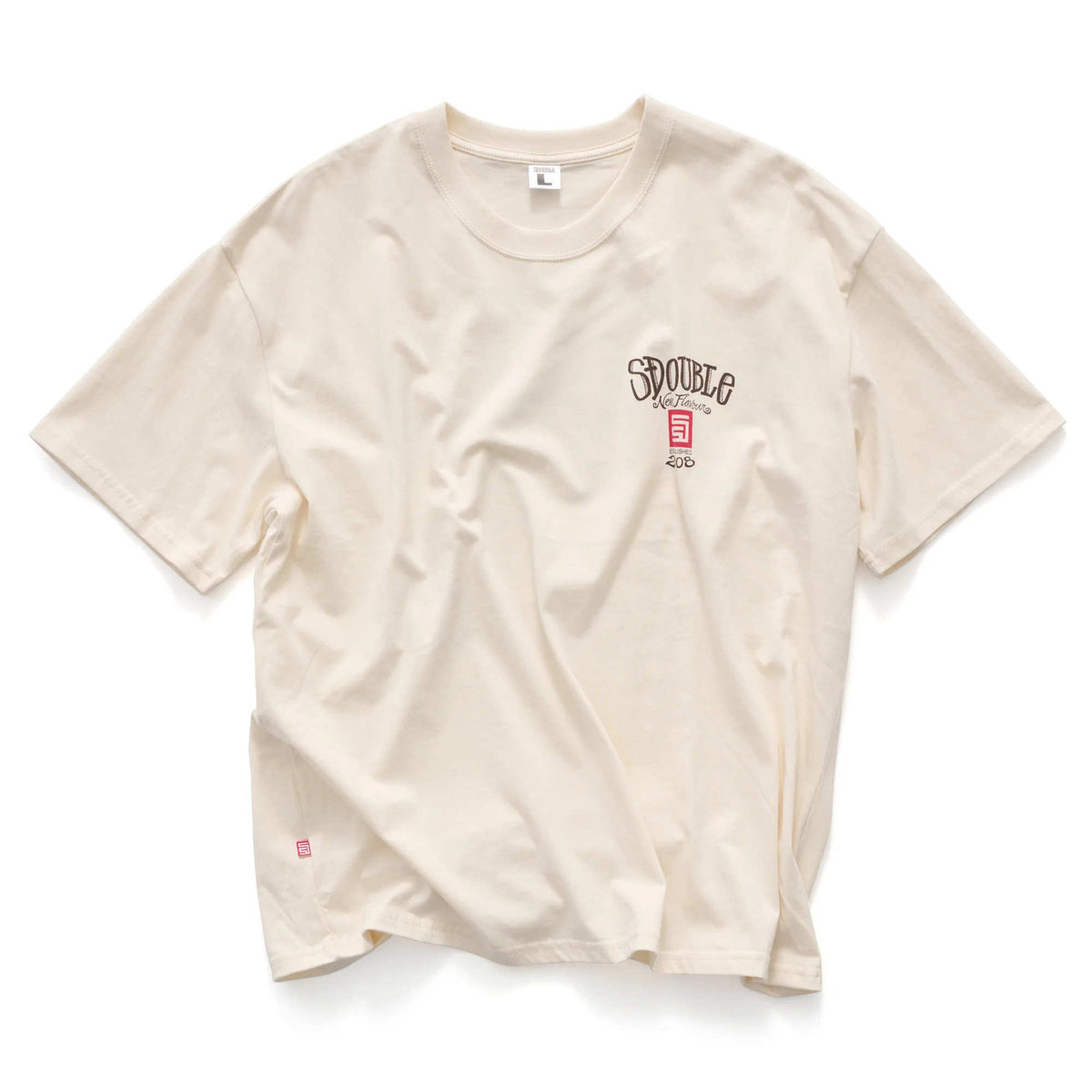 S/Double New Flavour Tee in Unbleached | Shop S/Double clothing online with Pavement Skate Store with free Aotearoa NZ shipping over $100*!