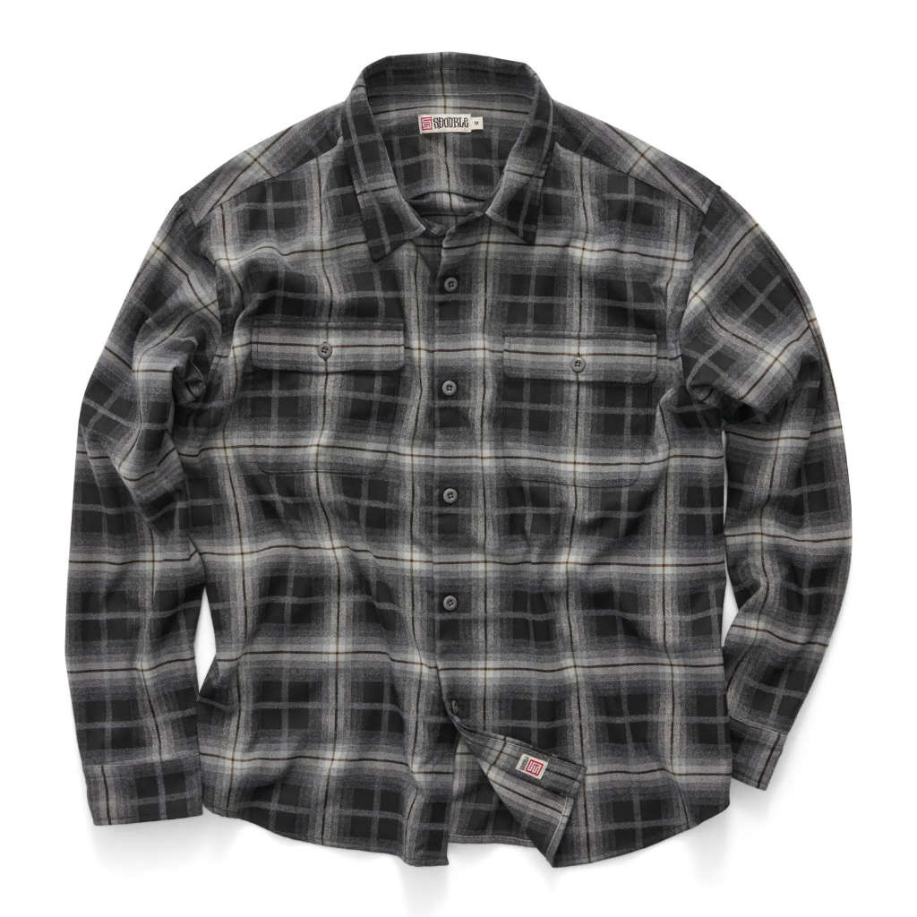 S/Double Pass Flannel Overshirt - Black | Shop S/Double clothing online with Pavement Skate Store with free Aotearoa NZ shipping over $100*!