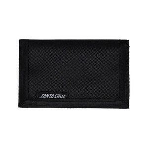 Santa Cruz Flaming Dice Dot Velcro Wallet - Black | Shop Santa Cruz online with Pavment Skate Store with free Aotearoa shipping over $100*!