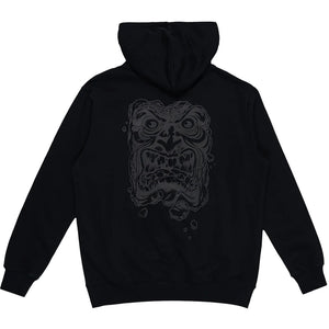 Santa Cruz Roskopp Destruct Face Mono Hoodie Off Black | Shop Santa Cruz online with Pavement Skate Store with free Aotearoa shipping on orders over $100*!