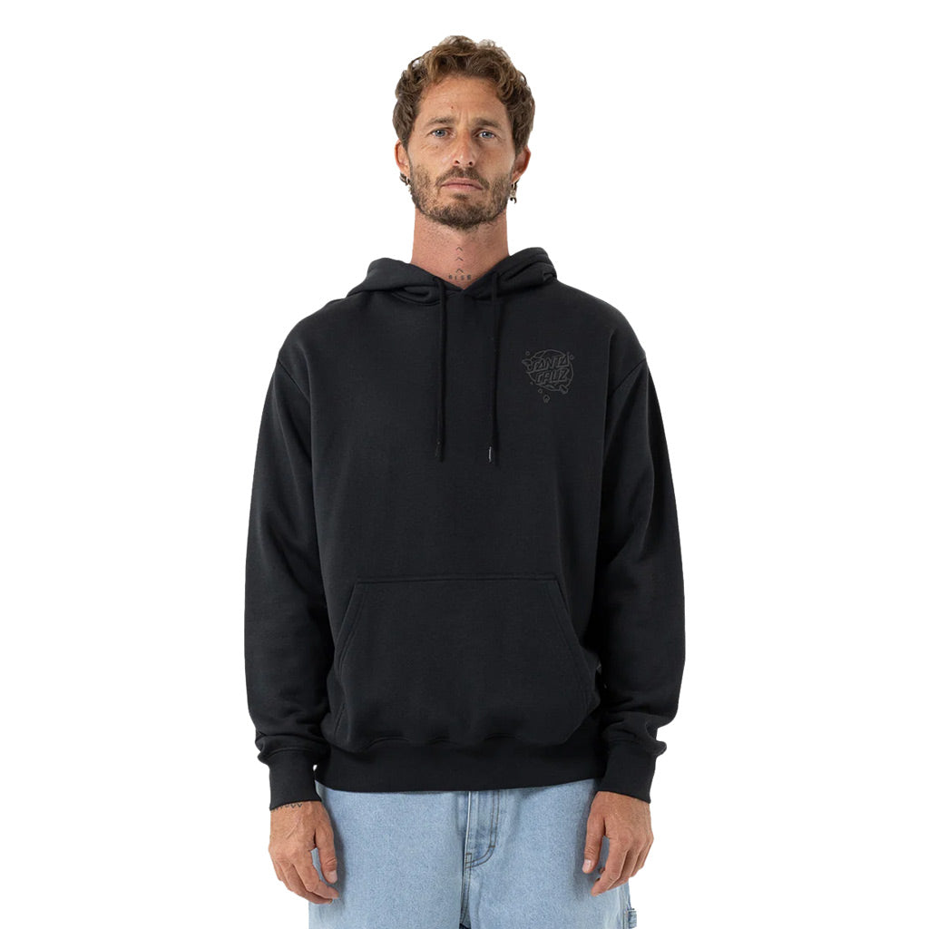 Santa Cruz Roskopp Destruct Face Mono Hoodie Off Black | Shop Santa Cruz online with Pavement Skate Store with free Aotearoa shipping on orders over $100*!