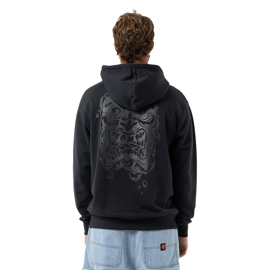 Santa Cruz Roskopp Destruct Face Mono Hoodie Off Black | Shop Santa Cruz online with Pavement Skate Store with free Aotearoa shipping on orders over $100*!