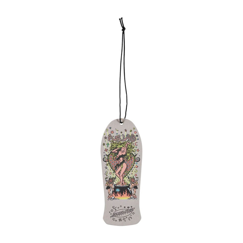Santa Cruz Salba Witchdoctor Air Freshener - Coconut | Shop Santa Cruz online with Pavment Skate Store with free Aotearoa shipping over $100*!