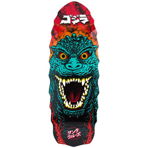 Santa Cruz X Godzilla Destroyer Skateboard Deck 11.0" X 32.0".  Free New Zealand shipping. Shop Santa Cruz skateboard decks, re-issue skateboard decks and clothing online with Dunedin's independent skate store, Pavement. 