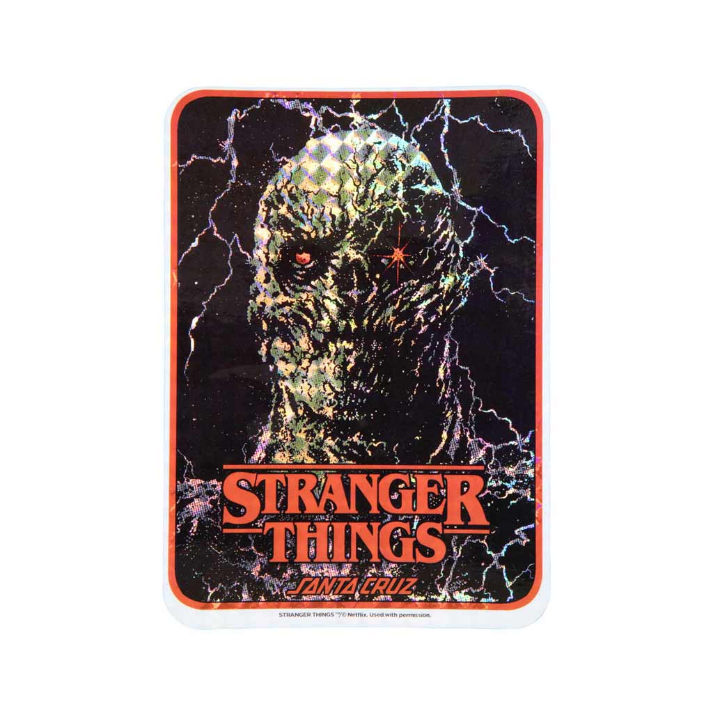 Santa Cruz X Stranger Things Vecna Glow In The Dark Deck 8.5 | Shop skateboard decks online with Pavement Skate Store with free NZ shipping on orders over $100*