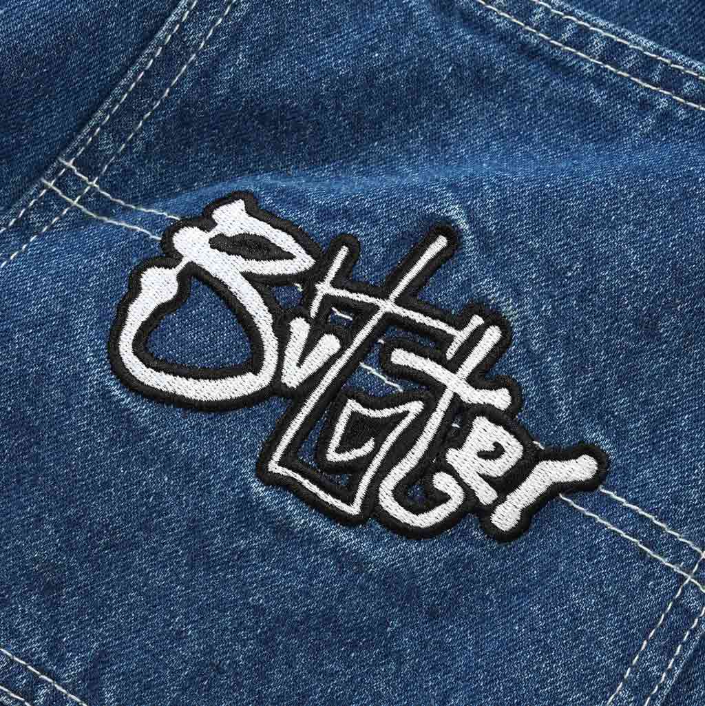Butter Goods Scribble Denim Jeans Mid Blue - | Free Aotearoa NZ shipping over $100* when you order your Butter Goods clothing online with Pavement Skate Store.